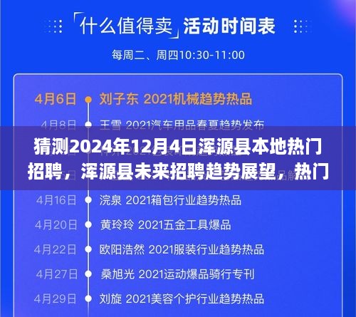 浑源县未来招聘趋势展望，热门行业与岗位预测（预测至2024年12月）