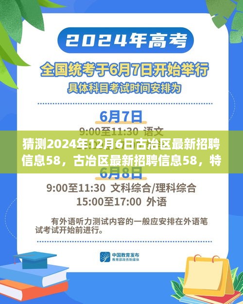 古冶区最新招聘信息深度解析，特性、体验、竞品对比与深度分析预测报告（古冶区招聘市场概览，日期，2024年12月6日）