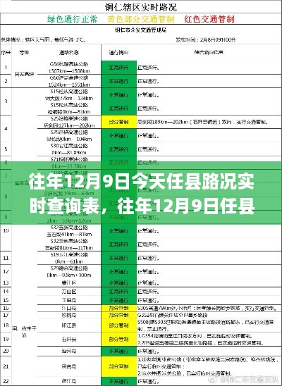 往年12月9日任县路况实时查询表详解与深度解析报告