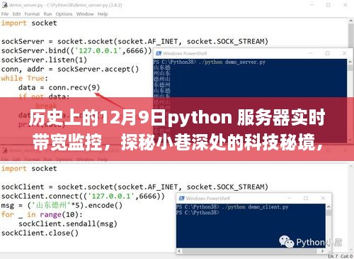 Python服务器实时带宽监控，探秘小巷深处的诞生之旅与探秘科技秘境的历程