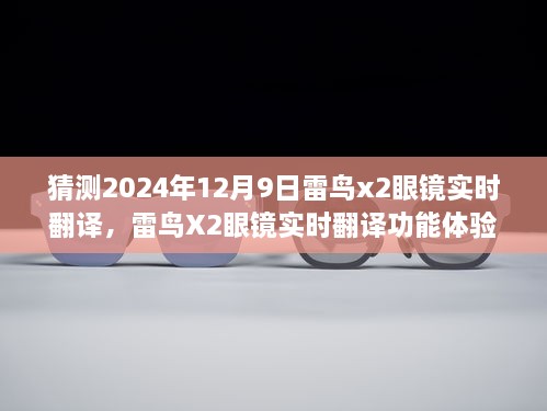 雷鸟X2眼镜实时翻译功能体验指南，使用步骤与预测体验