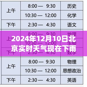 北京雨幕下的古都气象，2024年12月10日实时天气分析