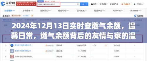 燃气余额背后的友情与家的温暖，实时查询燃气余额的温馨日常