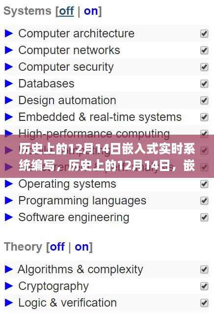 历史上的12月14日，嵌入式实时系统编写的演变与观点碰撞回顾