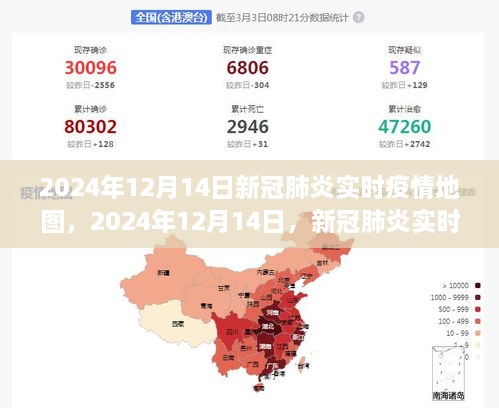 全球记忆下的新冠肺炎实时疫情地图，2024年12月14日