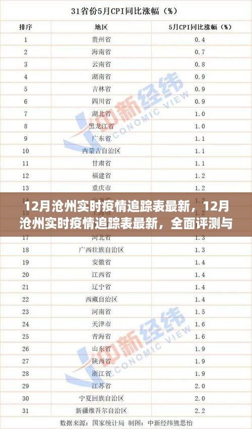 最新沧州实时疫情追踪表全面评测与介绍