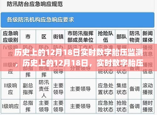 实时数字胎压监测技术的深度解析，历史上的12月18日回顾与评测