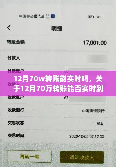 关于12月70万转账实时到账的探讨