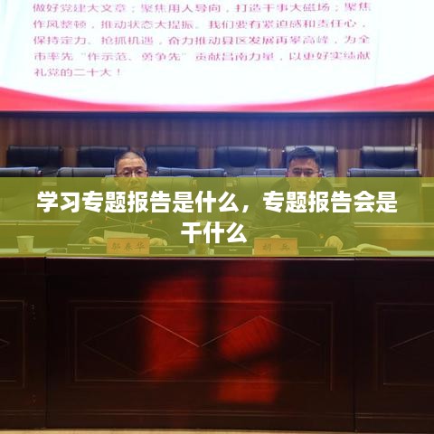 学习专题报告是什么，专题报告会是干什么 