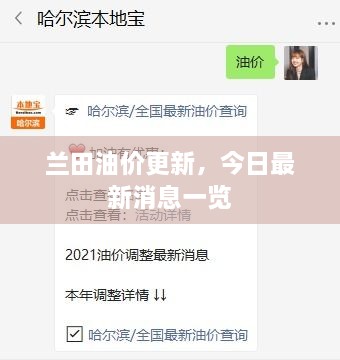 兰田油价更新，今日最新消息一览