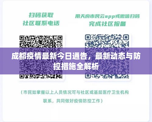 成都疫情最新今日通告，最新动态与防控措施全解析