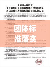 团体标准落实方案，团体标准一定要执行吗 